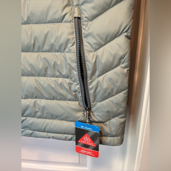 PEN MARK Columbia White Out Vest Mens XL Niagara Puffer Insulated Omni-Heat New - Picture 6 of 16